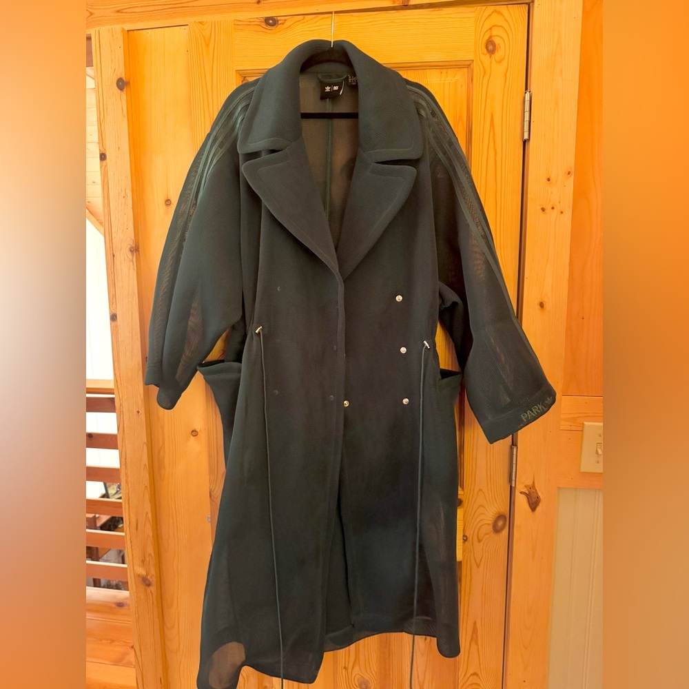 Ivy Park/ Adidas Green Trench Coat